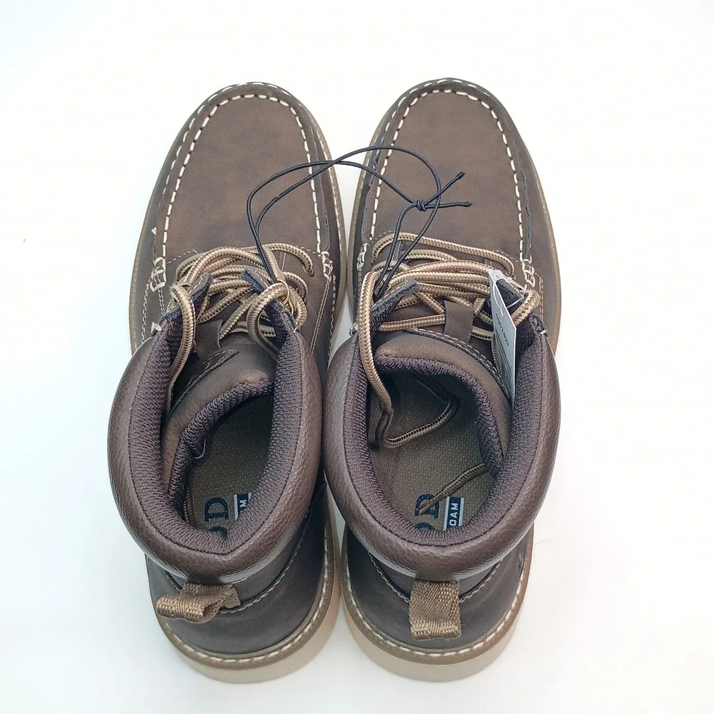 IZOD Miles Boot Men‎ Size 11 Brown Memory Foam Moc Toe Lace Up Chukka Boots